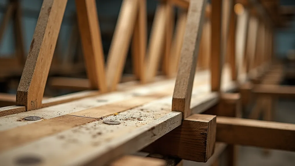 Attaching the bridge deck to the trestles