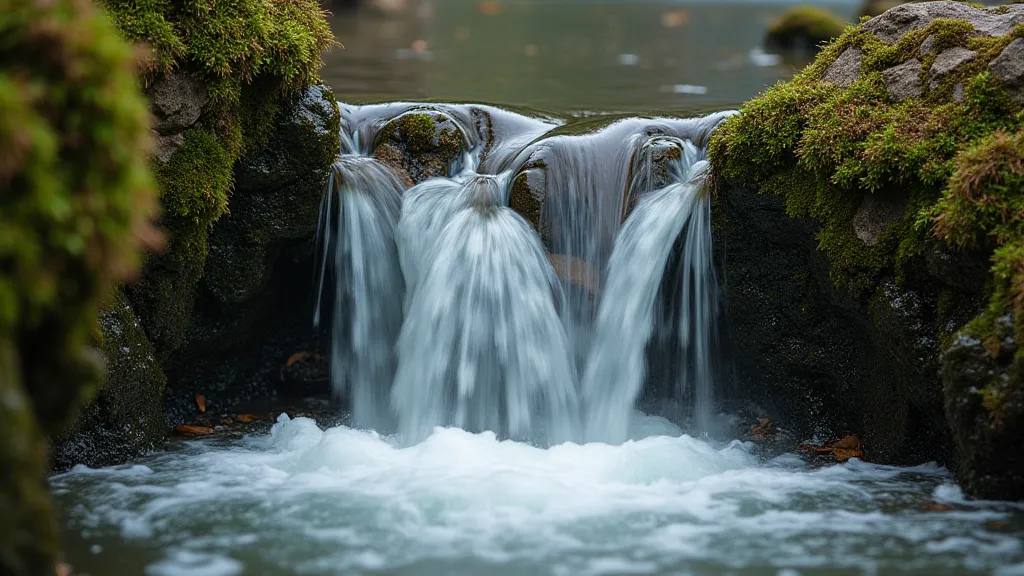 Miniature Railroad Waterfall