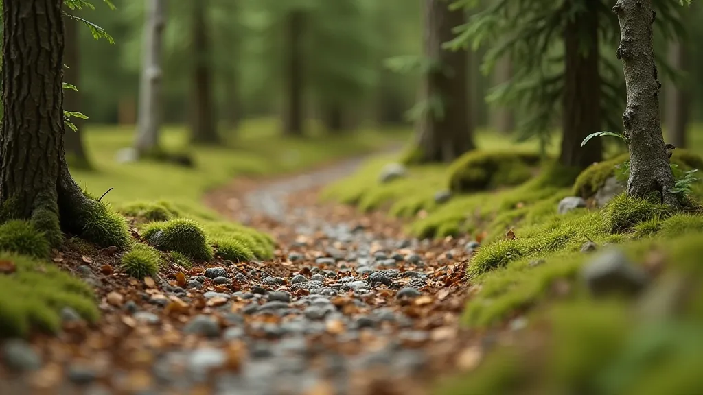 Realistic forest floor