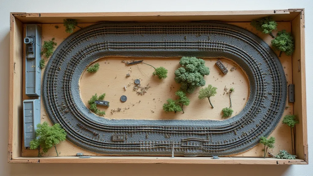Construction of a portable model railroad layout