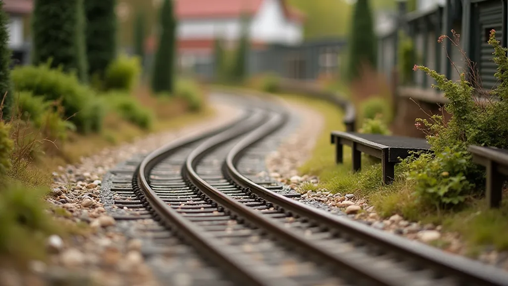 Completed trackwork on layout