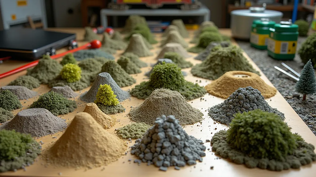 Scenery Materials for Model Railroad Building