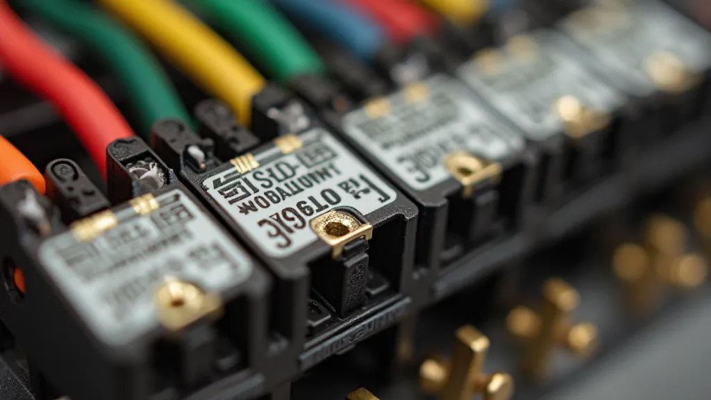 Organized wiring terminal block